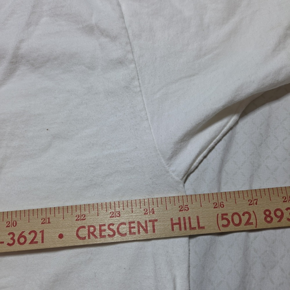 Vintage 90s Luna Caffe T Shirt XXL Hanes Heavyweight USA Single Stitch White Gra - Picture 9 of 11